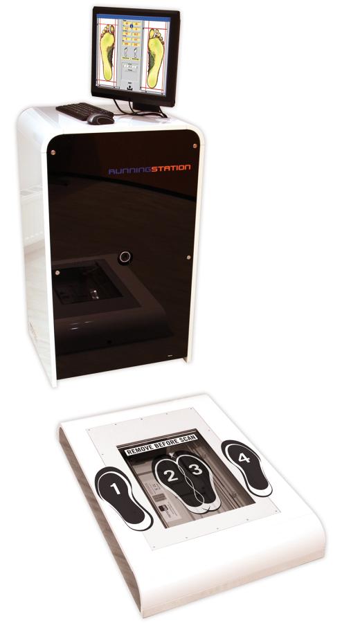 Runningstation foot scanner for running insoles