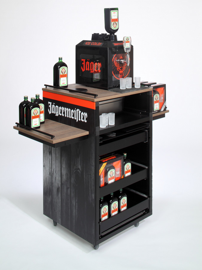 PDI-17, photo: Christoph Edelhoff promotion display Jägermeister