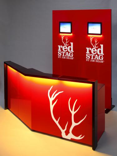 G-Rack Promotionbar Red Stag mit Sonderbauteilen